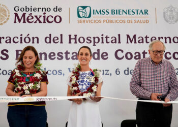 El Hospital Materno Infantil IMSS Bienestar de Coatzacoalcos representa dignidad y justicia social: Claudia Sheinbaum