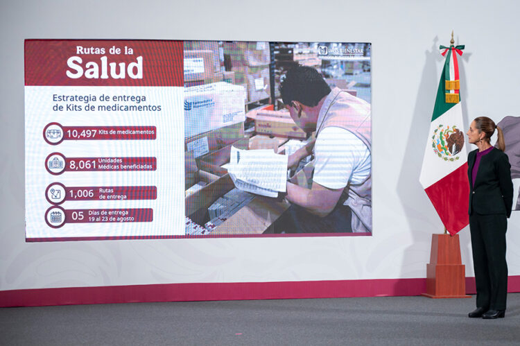 Arrancan Rutas de la Salud: Se abastecerán 15 millones de medicamentos e insumos a más de 8 mil unidades médicas del IMSS Bienestar