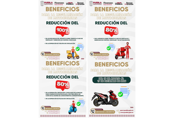 Gobierno del Estado otorga facilidades y beneficios para regularización de motocicletas