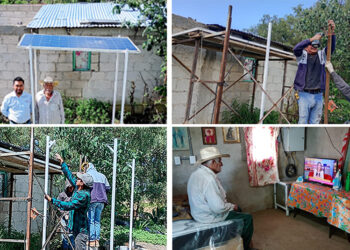 Con celdas solares Altosano Granjas Carroll electrifica 38 % de Ranchería Cerro Viento