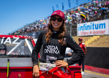 Problema mecánico, complicó a Sol Díaz en fecha 9 de Trucks México Series