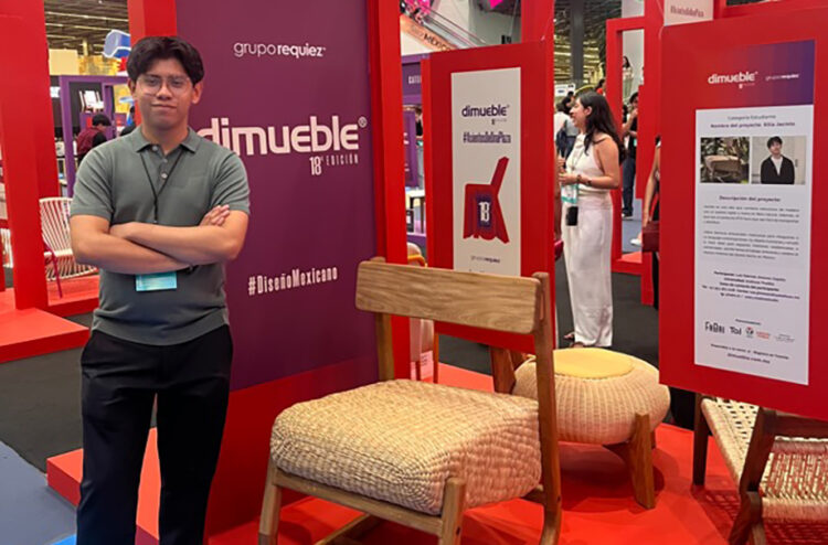 Alumno de la Anáhuac Puebla es finalista en Dimueble 2025, la mayor exposición de mobiliario de Latinoamérica