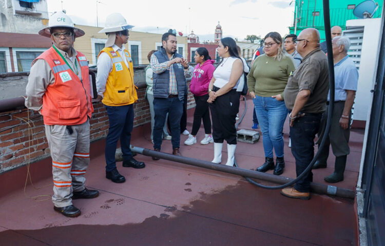 SOSAPACH participa en la jornada de limpieza en el Mercado Cosme del Razo