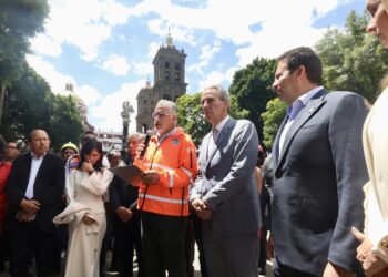 Encabezó Pepe Chedraui 2º Simulacro Nacional 2025 en el Zócalo de la Ciudad