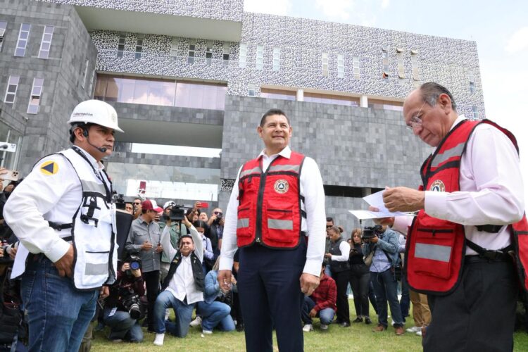 Puebla se suma con éxito al segundo simulacro nacional 2025