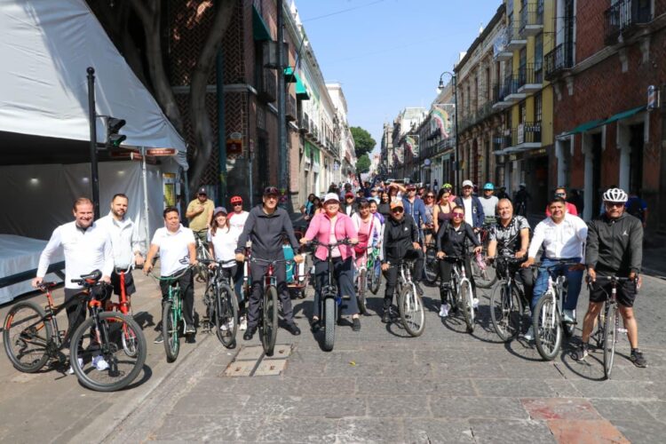 Concluyen con éxito Rodadas Patrimoniales del Gobierno del Estado en Puebla capital