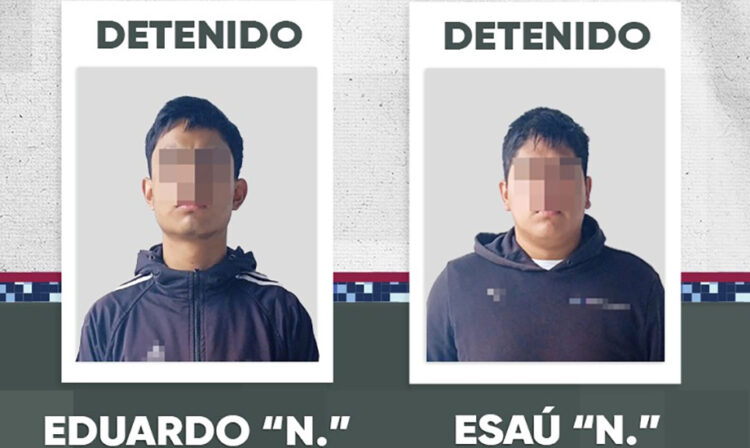 Detiene la SSC a dos hombres por robo a comercio