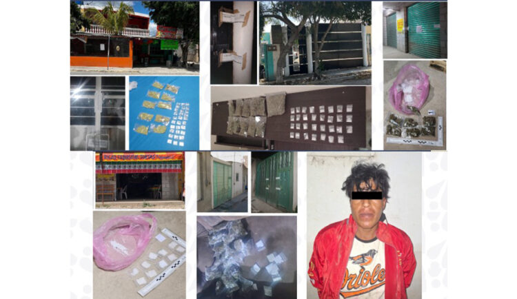 Catea FGE varios inmuebles en Tehuacán, asegura narcóticos y a una persona