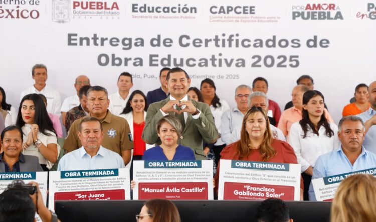 Puebla transforma el futuro desde las aulas con infraestructura e inversión histórica