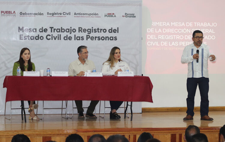 Registro Civil y Anticorrupción fortalecen coordinación con jueces itinerantes en Puebla