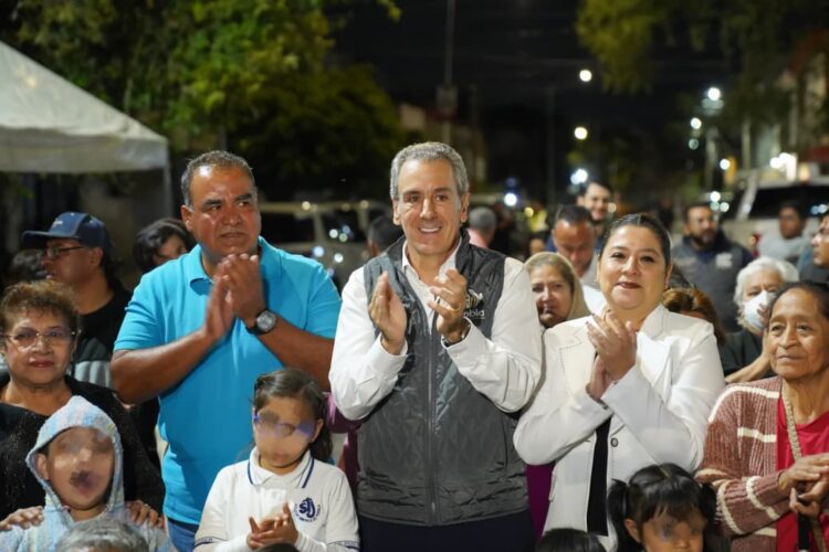Inaugura Pepe Chedraui modernización de luminarias LED en la junta auxiliar de San Baltazar Campeche
