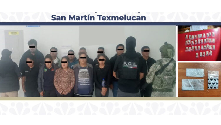 Prisión preventiva oficiosa a 12 personas por delitos contra la salud en Texmelucan