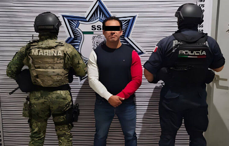 Detienen SSP y SEMAR a objetivo prioritario en Puebla capital