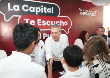 Lleva Pepe Chedraui “La Capital Te Escucha” a San Jerónimo Caleras