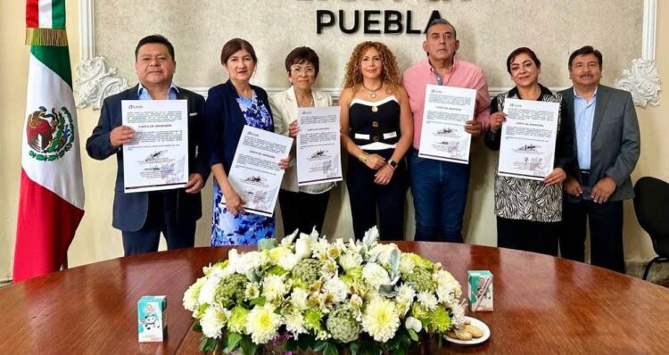 Magisterio poblano se suma a leche para el Bienestar
