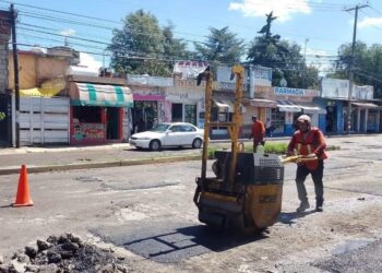 Campaña Capitalina Bacheando Puebla: acciones para mejorar la movilidad urbana