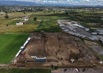 Supervisa Omar Muñoz avance de la rehabilitación del Complejo Deportivo San Juan