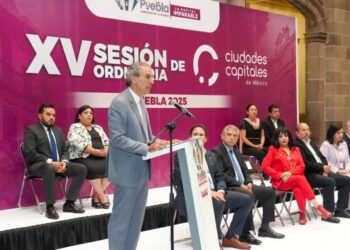 Gobiernos locales refuerzan cooperación en la Sesión Ordinaria de la ACCM encabezada en Puebla capital por Pepe Chedraui