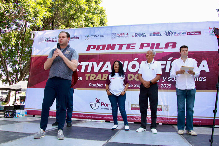 Participa el Instituto Municipal del Deporte de Puebla en activación física “Ponte Pila”