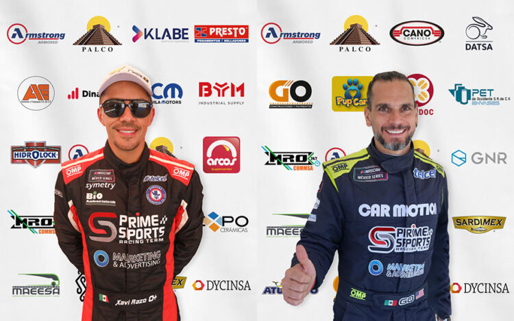 Xavi Razo y Germán Quiroga quieren seguir avanzando en playoffs de NASCAR México Series