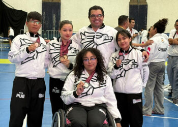 Puebla cierra Para Tenis de Mesa con oro en pareja mixta