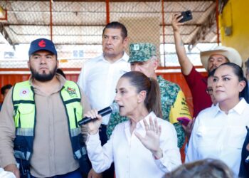 La Ceiba recibe atención prioritaria tras desastre natural, presidenta Sheinbaum atiende a damnificados