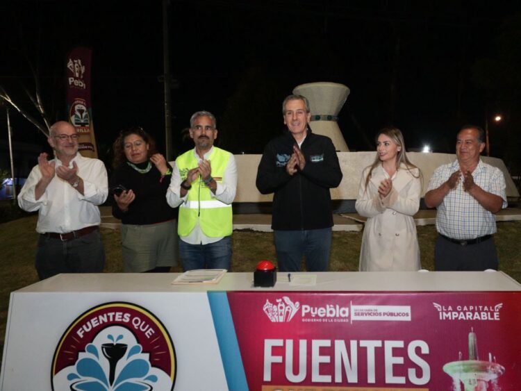 Revitaliza Pepe Chedraui fuente del Parque Rómulo O’Farril Silva