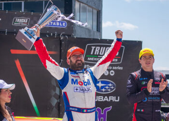 Roberto “Bob” Espinosa, sumó su 3er podio consecutivo de Trucks México Series y pase a los playoffs 2025