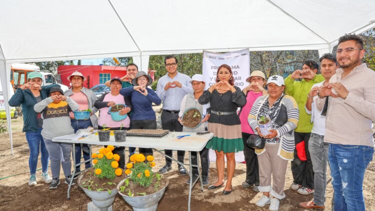 Con 100 mil pesos arrancan proyecto comunitario en Nopalucan: SEDIF