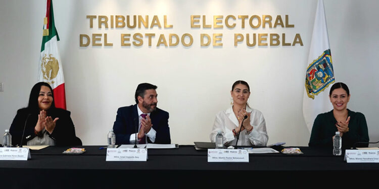 Firman convenio de apoyo y colaboración, Fiscalía General del Estado de Puebla, IEE y TEEP
