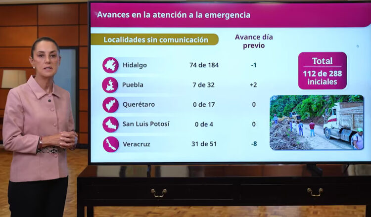 Gobiernos en conjunto trabajan para abrir rúas en comunidades afectadas por lluvias