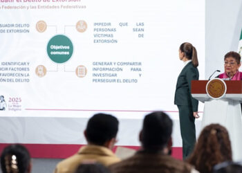Presidenta Claudia Sheinbaum envía iniciativa de ley para prevenir, investigar y sancionar el delito de extorsión