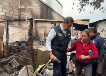 Gobierno de Puebla es solidario con personas afectadas por las lluvias
