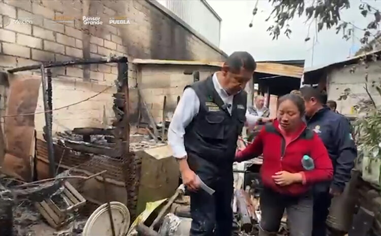 Gobierno de Puebla es solidario con personas afectadas por las lluvias