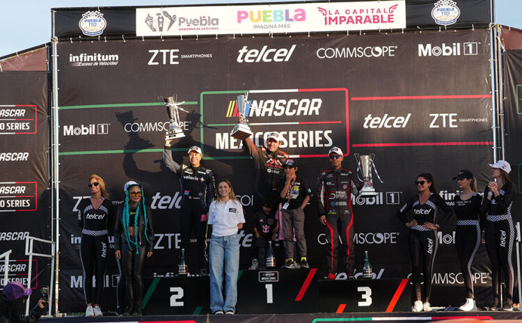 Rubén Rovelo se impuso en la final de Nascar México Series, en la Puebla 110