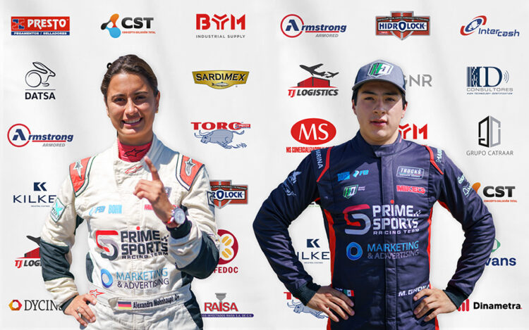 Los pilotos de Prime Sports RT, Mateo y Alexandra, a consolidar sus títulos en la final en Puebla