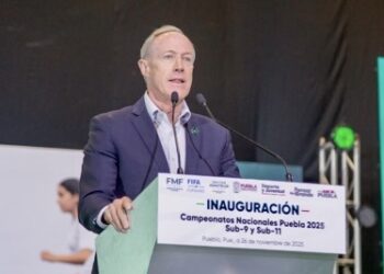 Con mas de 2,000 niñas y niños de los 32 estados, se inauguraron los campeonatos nacionales de fútbol 2025