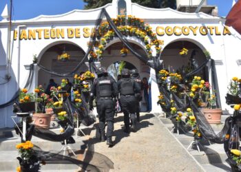 Saldo blanco en San Pedro Cholula durante las festividades del Día de Muertos