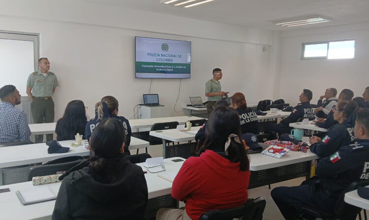 Imparte Policía Nacional de Colombia “Diplomado en Investigación y Análisis Digital Forense” a personal de la SSC
