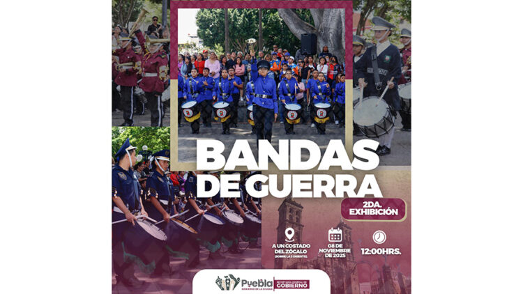Invita SGG a Segunda Exhibición de Bandas de Guerra
