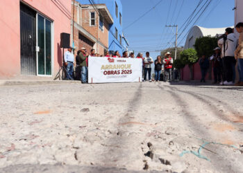 Rehabilita Tonantzin Fernández vialidades olvidadas de San Pedro Cholula