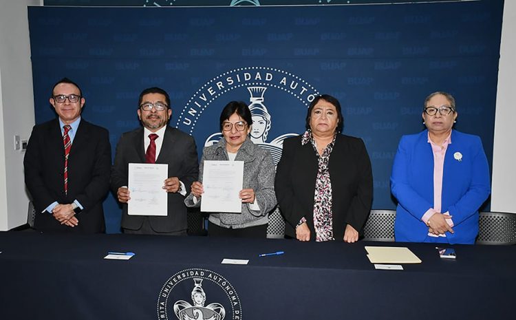 Firman convenio BUAP y la Secretaría Anticorrupción y Buen Gobierno del Estado de Puebla