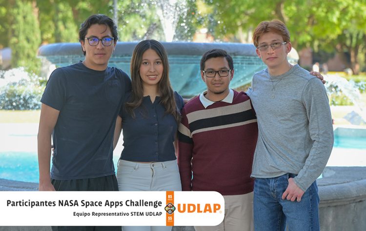 Integrantes del Equipo Representativo STEM de la UDLAP destaca en el NASA Space Apps Challenge