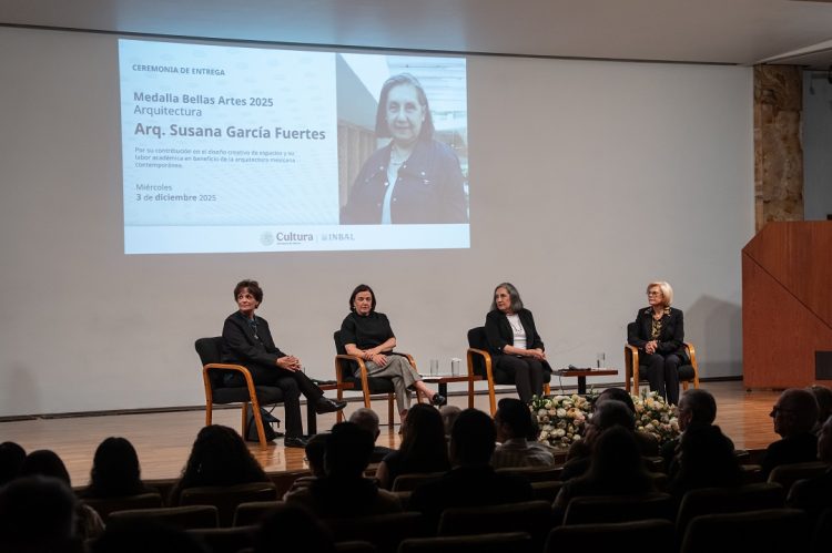 Susana García Fuentes recibe la Medalla Bellas Artes en la disciplina de arquitectura
