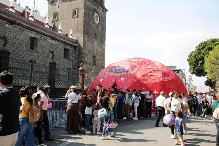Invita Gobierno de la Ciudad a visitar el domo sensorial «Sintamos la Navidad»