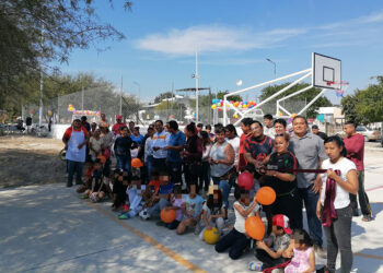 Inauguran canchas rehabilitadas del programa de Obra Comunitaria en Tehuacán