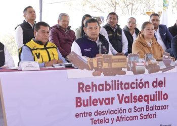 Bienestar integral para familias; Gobierno de Puebla pavimenta vialidades con 60% de ahorro 