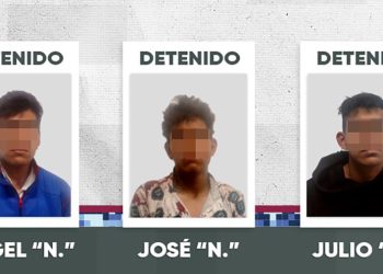 Policía de la Ciudad detiene a tres probables responsables de robo a negocio