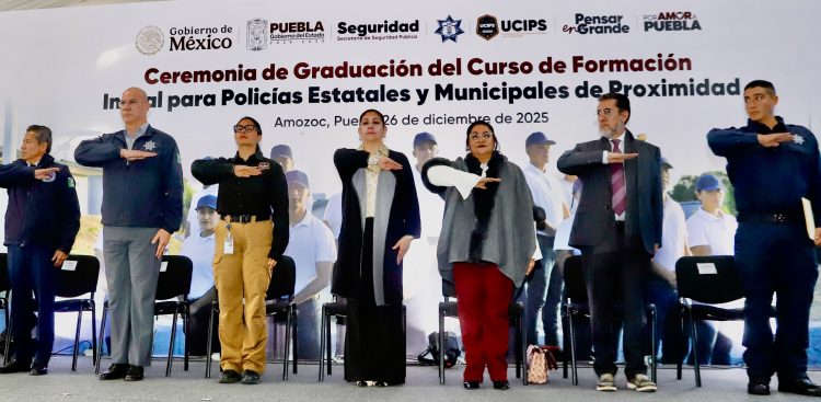 Gobierno de Puebla Prepara Policías Confiables en Beneficio de Familias
