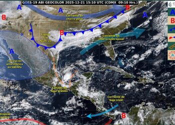 Lluvias y bajas temperaturas en gran parte del país